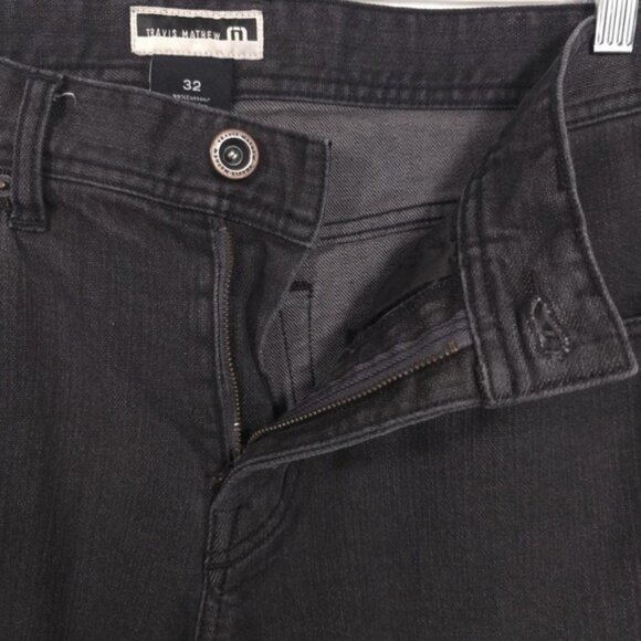 TRAVIS MATHEW Men's Jeans Black Size 32 Stretch Cotton - Picture 7 of 11